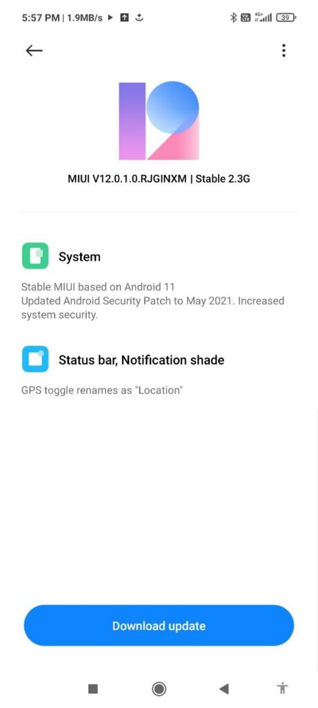 Poco X3 NFC Android 11 Güncellemesi 40